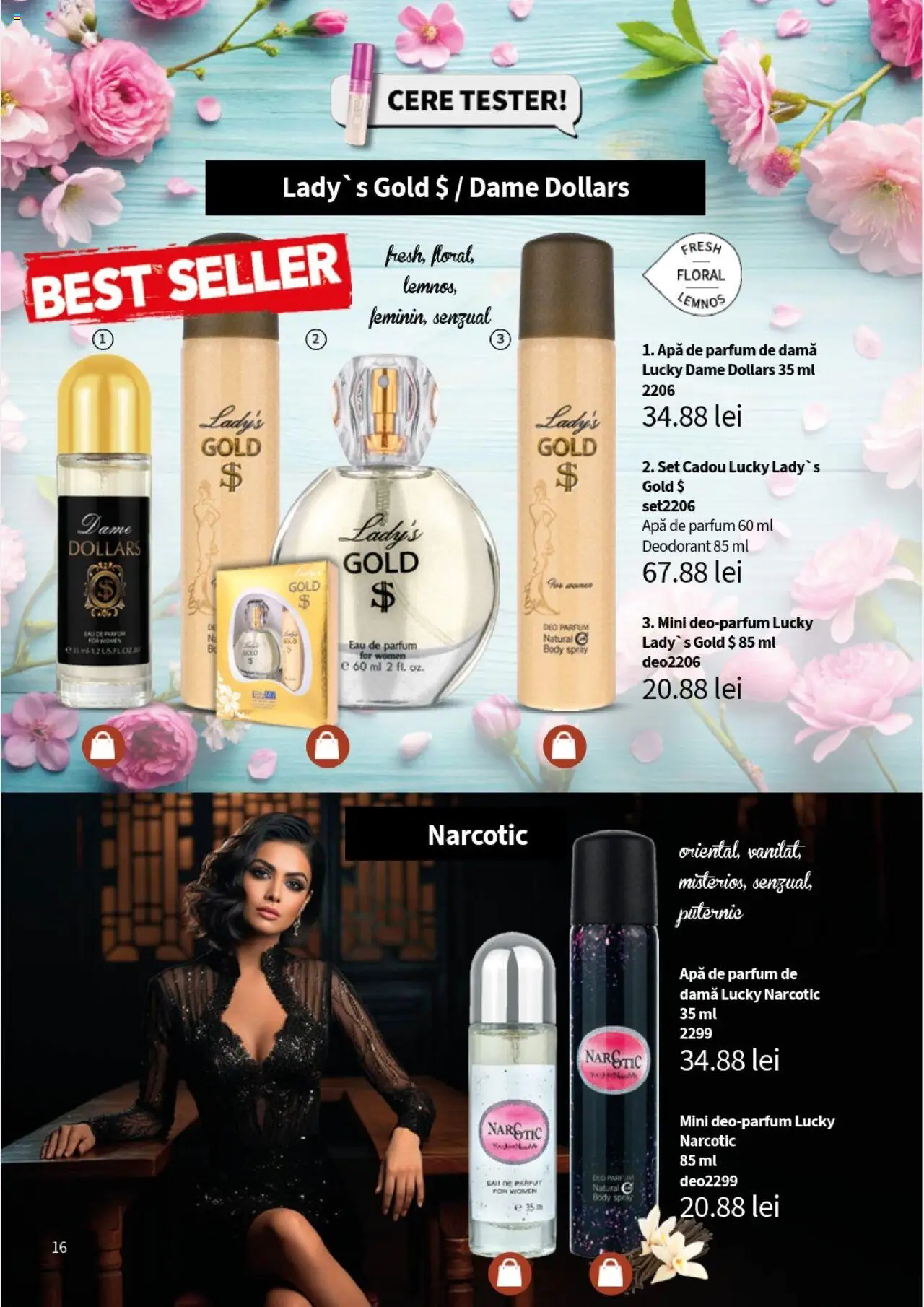 Catalog Lady’s – valabil de la 01.08.2025 | Pagină: 16 | Produse: Apă de parfum, Body, Parfum, Deodorant