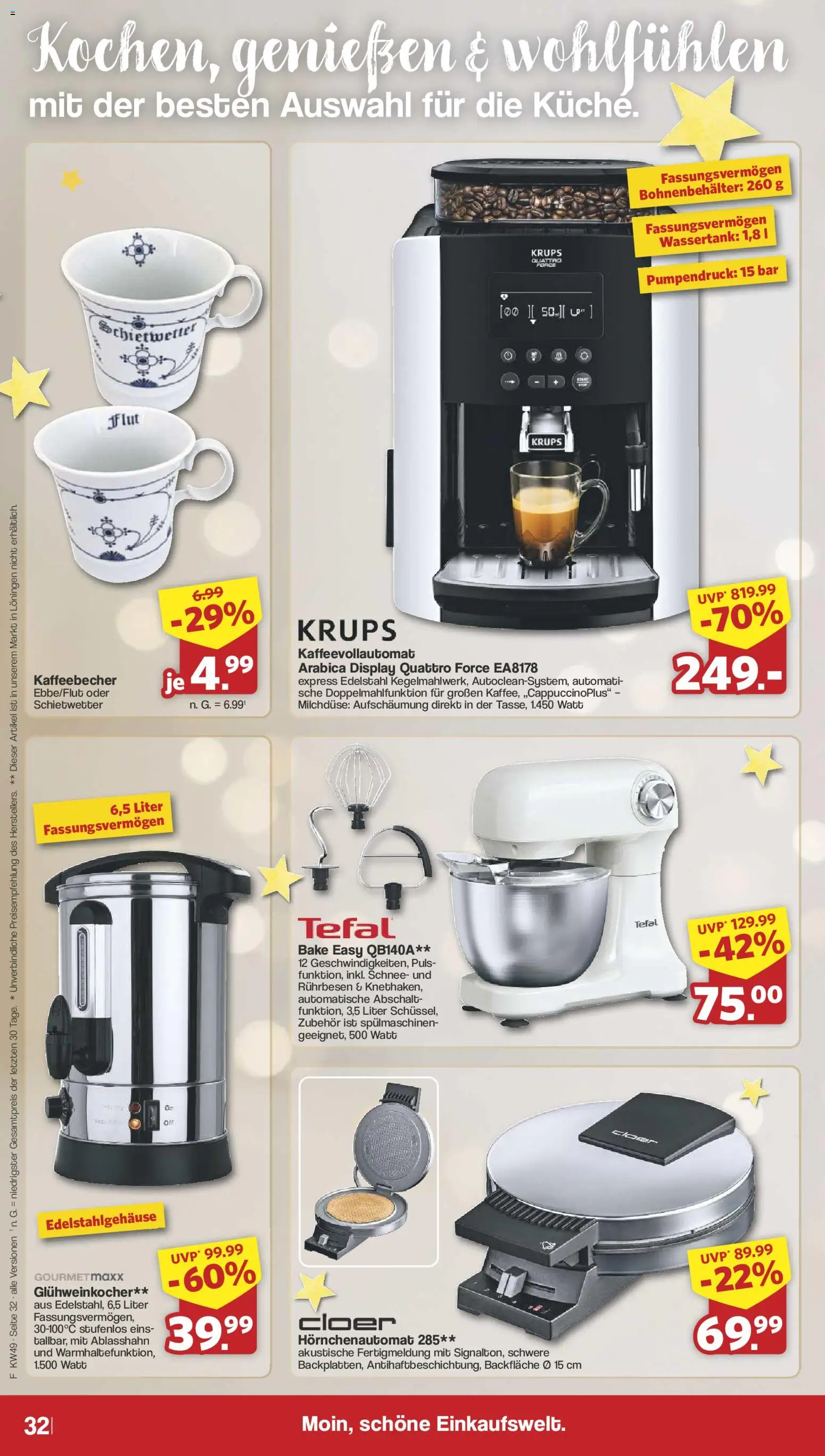 Famila Nordwest Prospekt 	 – gültig ab 01.12.2025 | Seite: 33 | Produkte: Krups, Rührbesen, Kaffeevollautomat