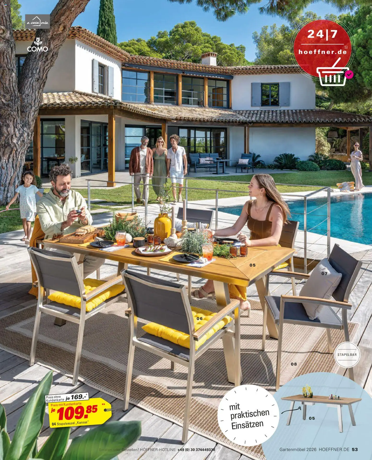 Höffner Prospekt Gartenmöbel – gültig ab 27.03.2026 | Seite: 53 | Produkte: Gartenmöbel