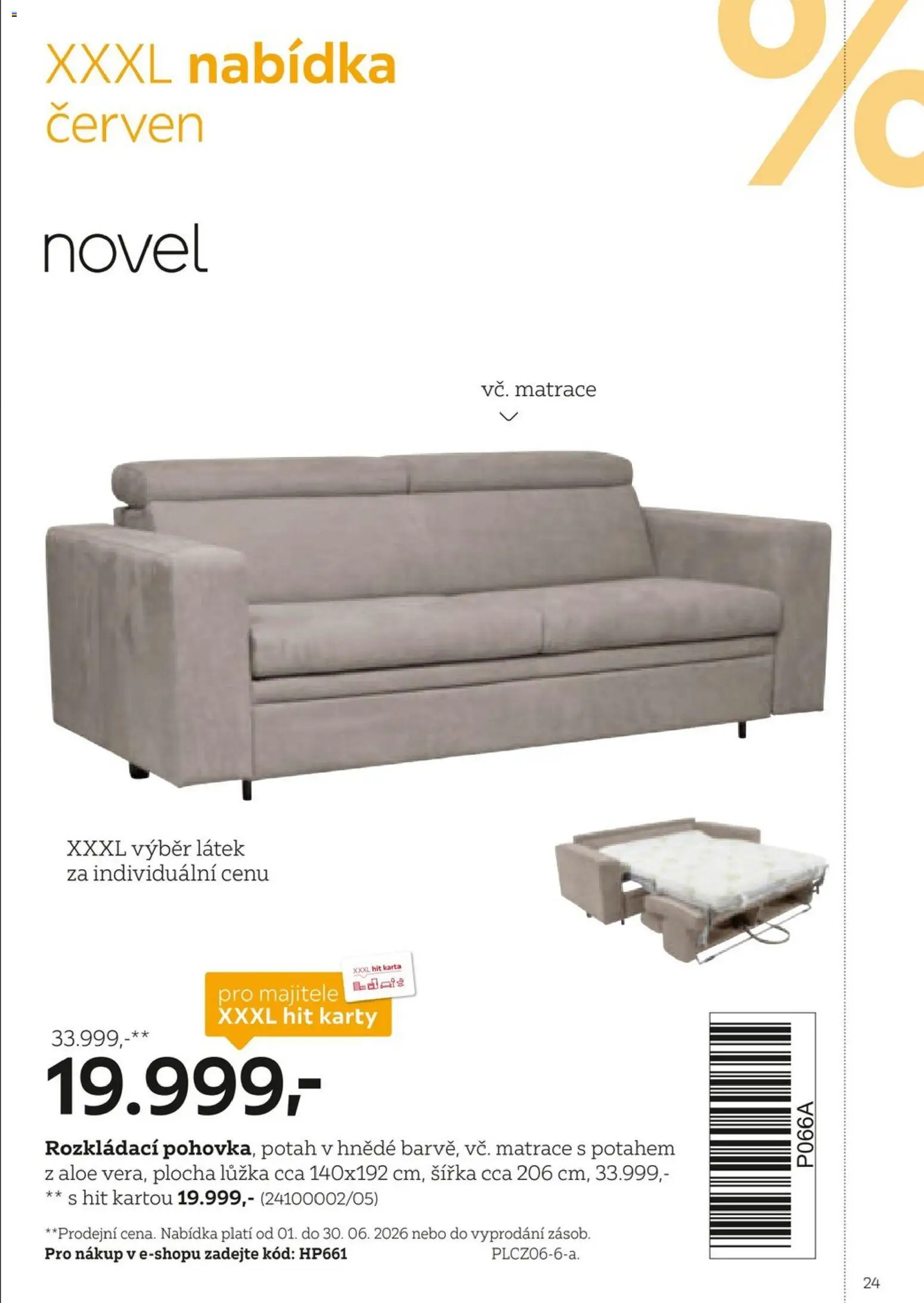 XXXLutz leták - Být věrným zákazníkem se vyplatí od 01.02.2026 | Strana: 24 | Produkty: Matrace, Karty