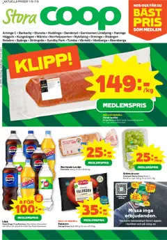 Coop Forum - Haninge - Förhandsvisning av reklamblad från butik Coop Forum aktuell från 01.09.2025