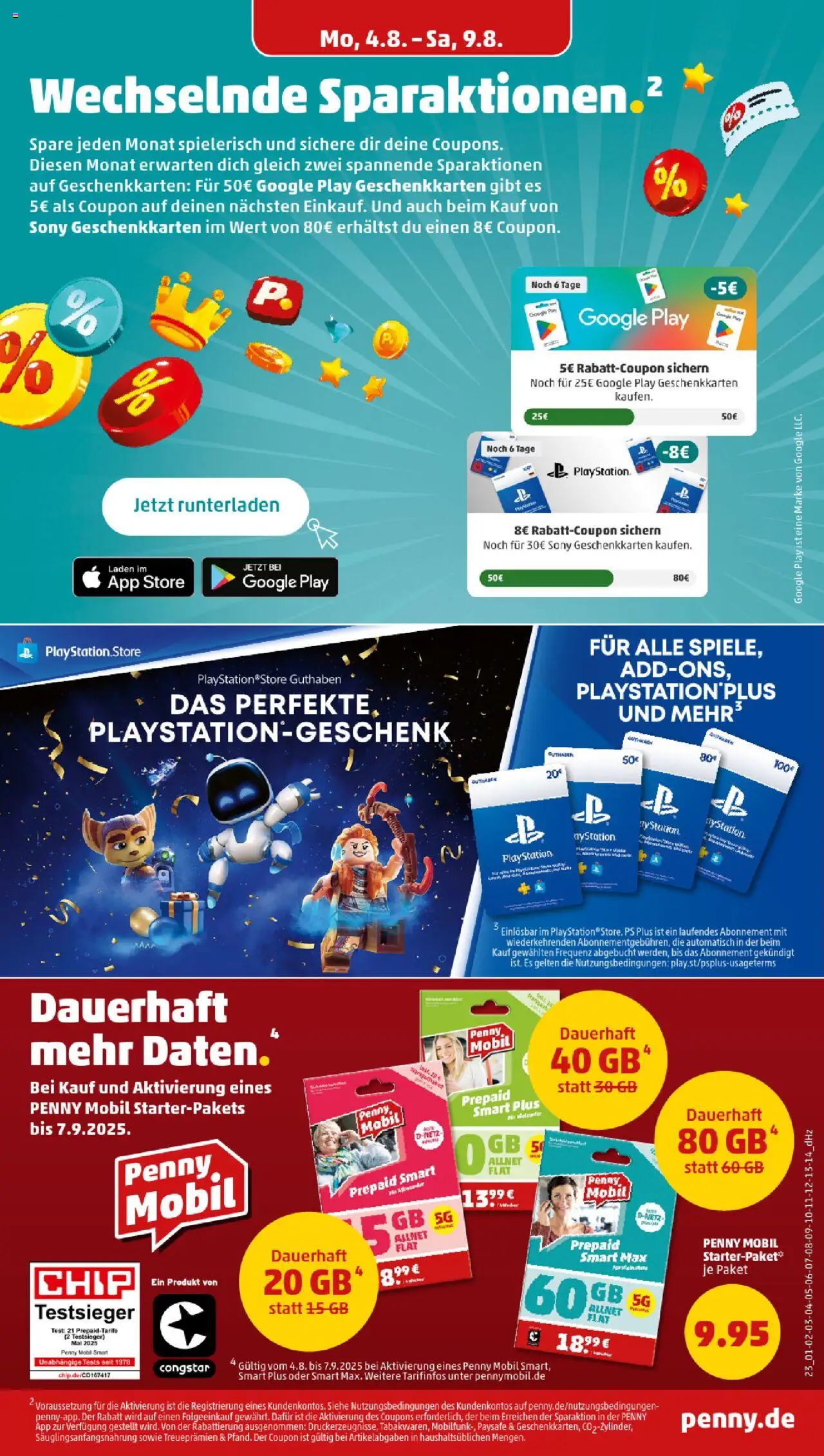 Penny Prospekt 	 - gültig ab dem 04.08.2025 | Seite: 23 | Produkte: Playstation, Sony