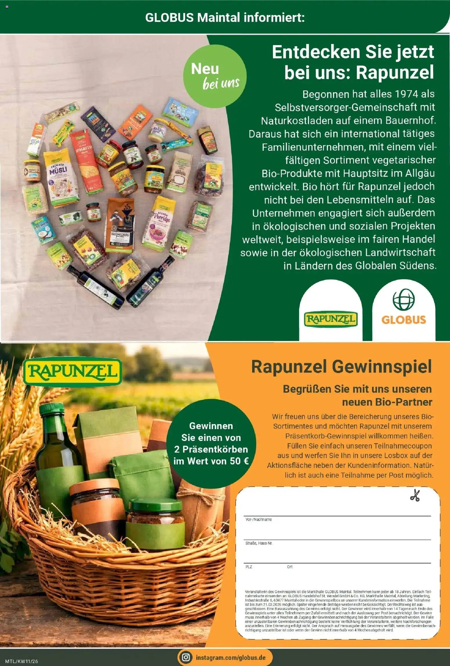 Globus prospekt Maintal-Dörnigheim	 – gültig ab 09.03.2026 | Seite: 24 | Produkte: Musli