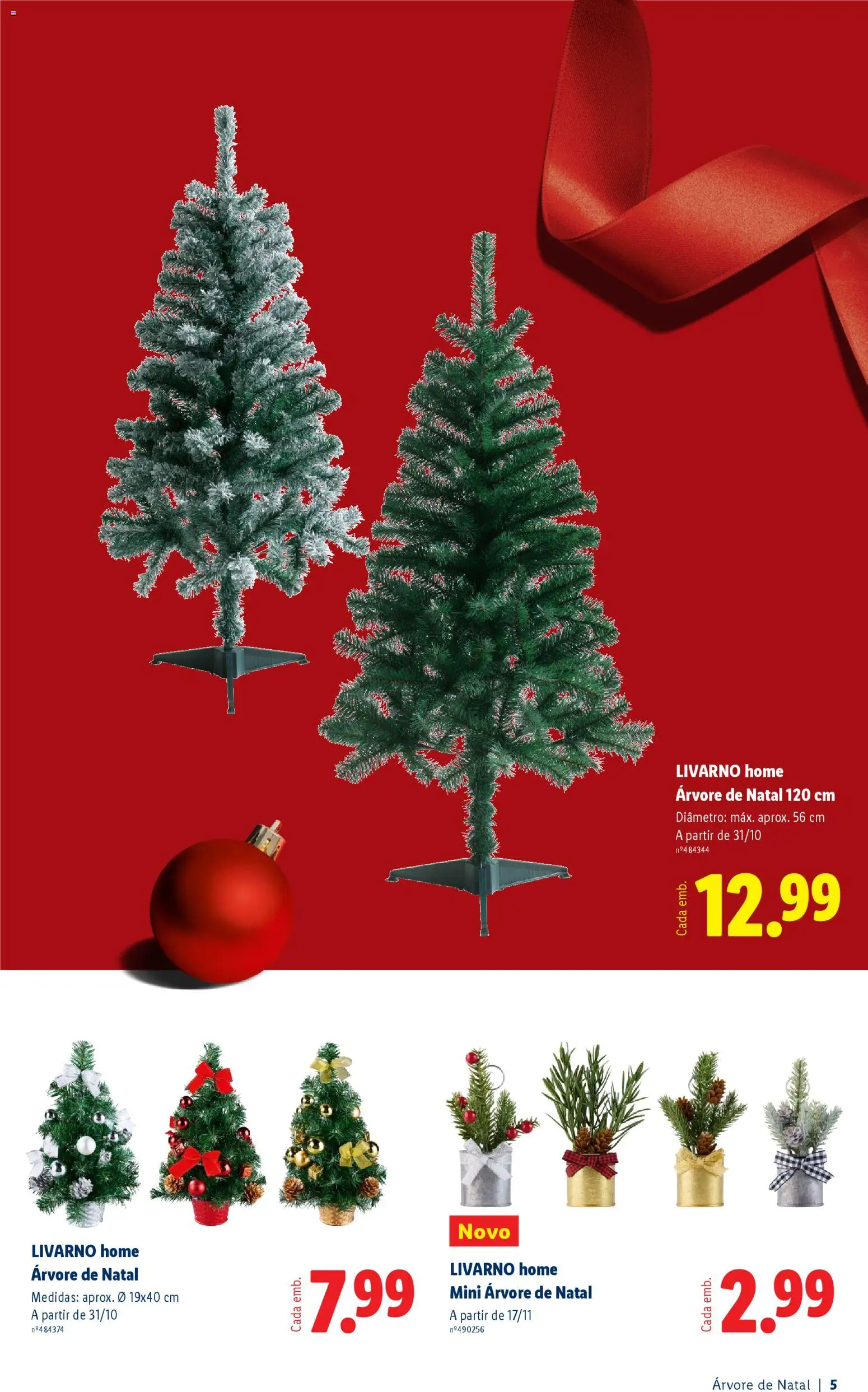 Lidl Folheto Especial │ válido de 22.10.2025 | Página: 5 | Produtos: Árvore de natal