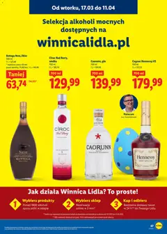 Pogląd oferty "Cognac Hennessy VS, 700 ml Cognac" - ważna od 17.03.2026 | Strona: 48