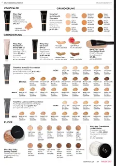 Mary Kay Multi-Benefit Concealer, Multi-Concealer zum Kaschieren, Definieren, Aufhellen 8 g, je SFr. 39.- ab 16.10.2025 gültig | Seite: 29