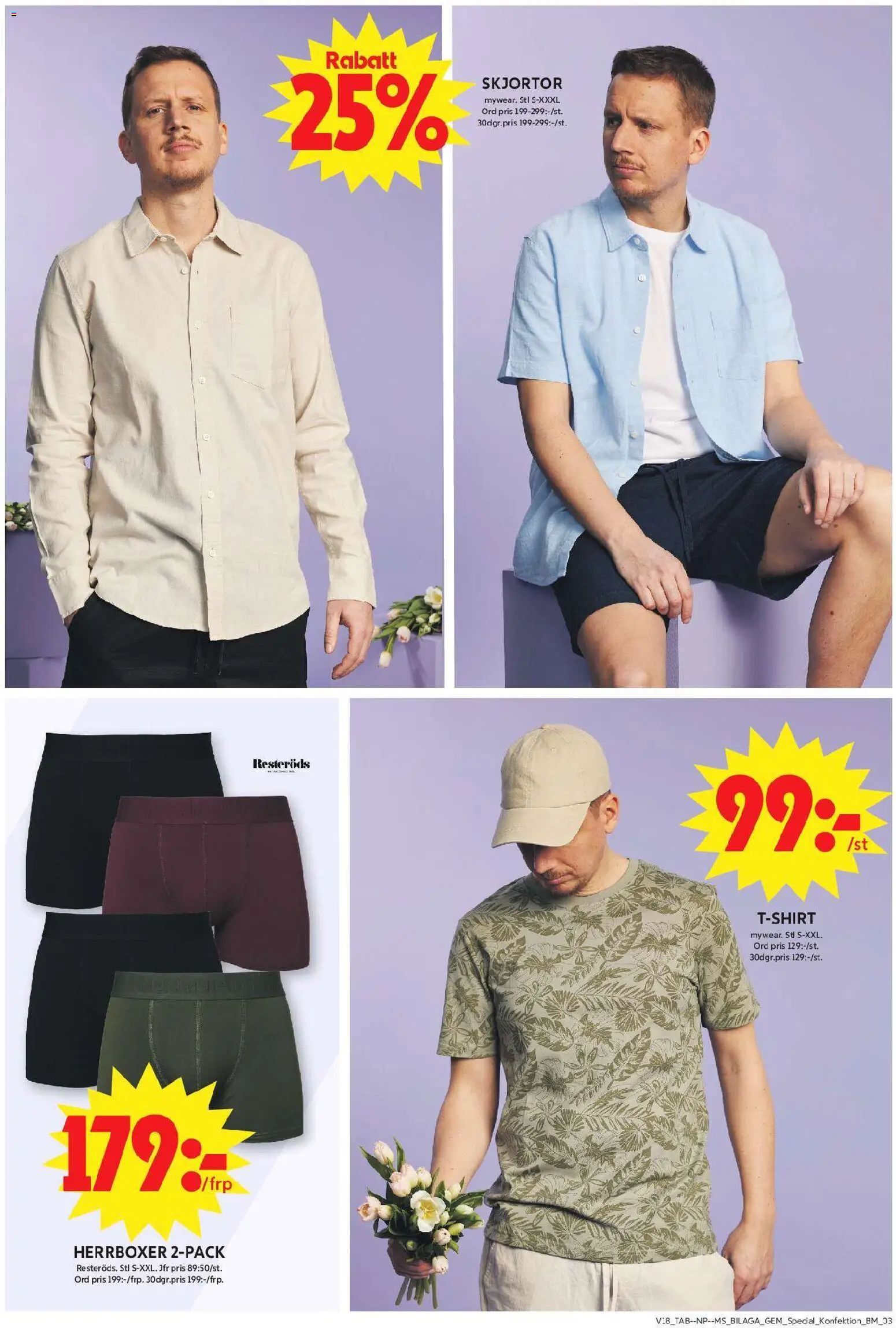 ICA Maxi reklamblad aktuell från 27.04.2026 | Sida: 19 | Produkter: T-shirt, Boxers