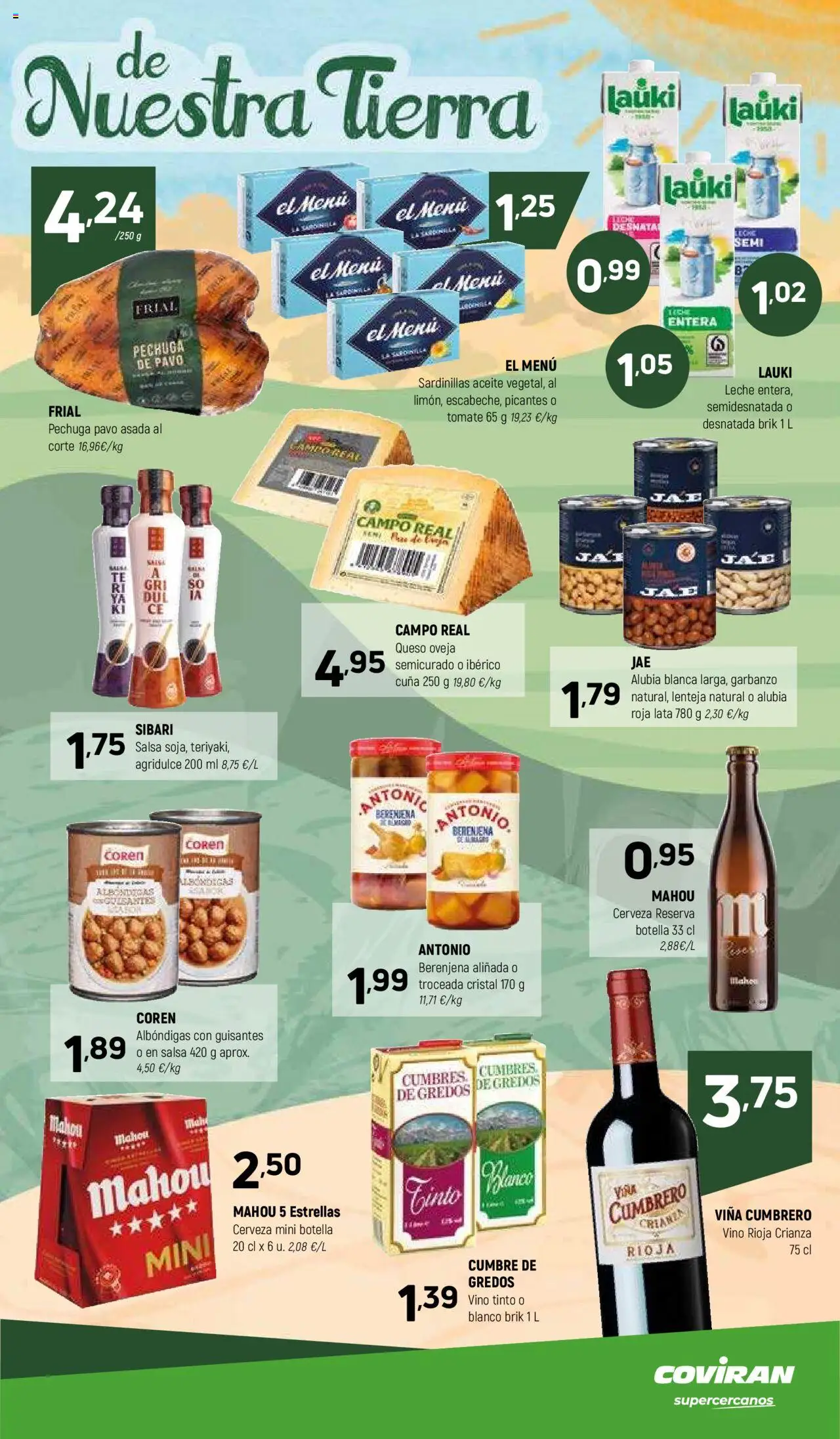 Coviran ofertas │ válido desde el 21.10.2025 | Página: 9 | Productos: Leche, Queso, Aceite, Cuna