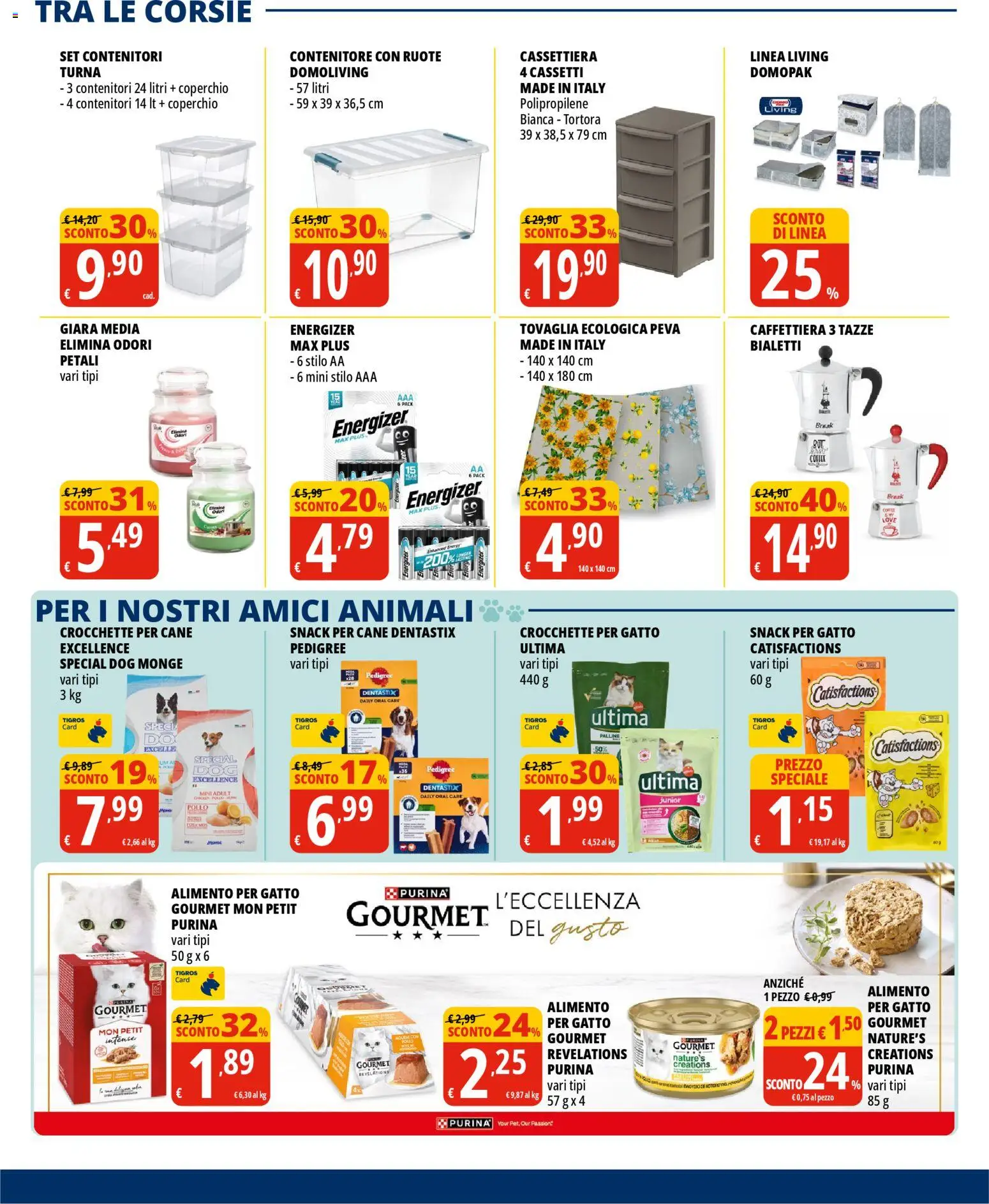 Volantino Tigros del 22.04.2026 | Pagina: 23 | Prodotti: Speck, Pollo, Contenitore, Cassettiera