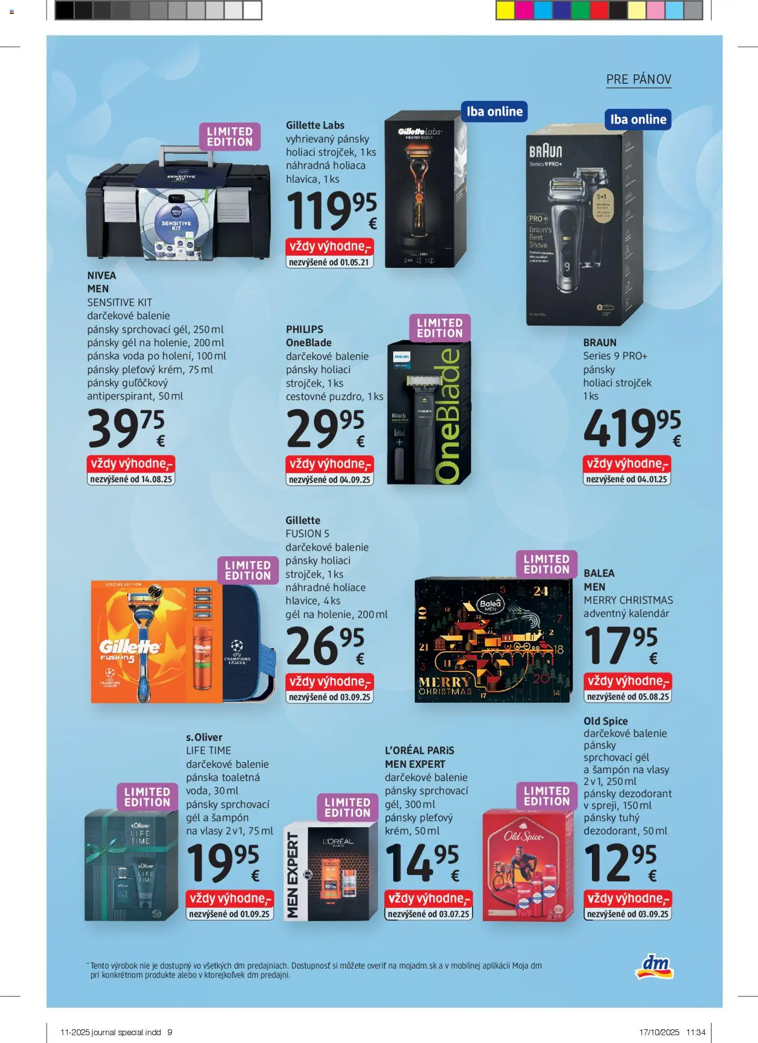 Nové dm drogerie akcie – leták je platný od 17.11.2025 | Strana: 9