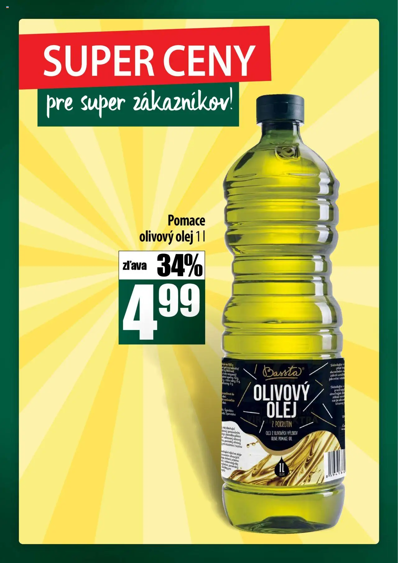 COOP Jednota široká ponuka │ platný od 31.07.2025 | Strana: 28 | Produkty: Olej, Olivový olej, Voda