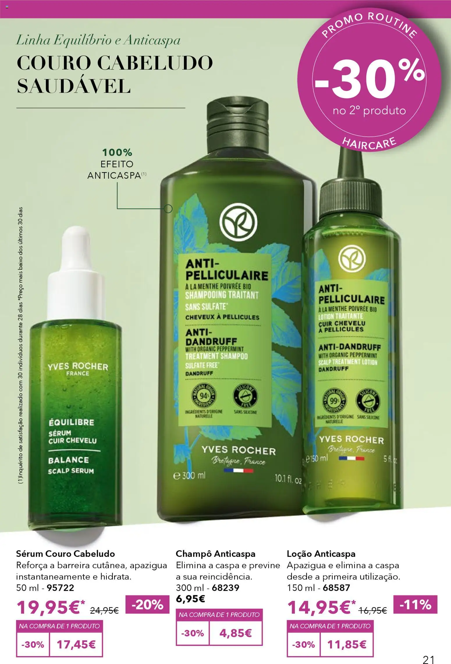 Yves Rocher catálogo 5 │ válido de 31.03.2026 | Página: 21 | Produtos: Shampoo, Sérum