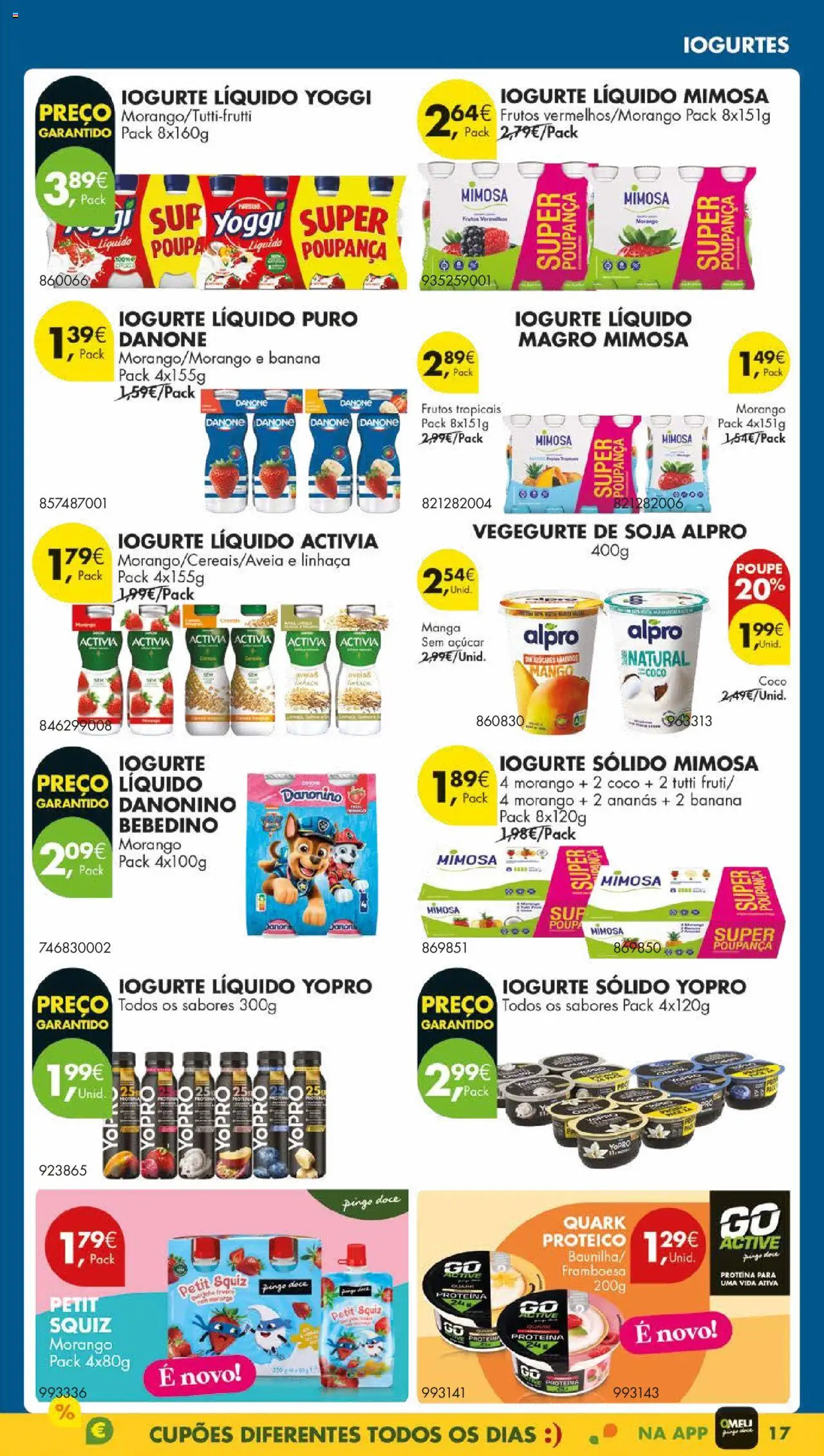 Pingo Doce folheto │ válido de 12.08.2025 | Página: 21 | Produtos: Soja, Iogurtes, Iogurte, Iogurte liquido