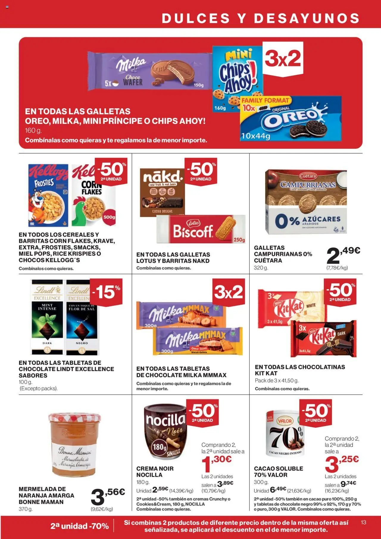 Supercor Canarias │ válido desde el 11.09.2025 | Página: 13 | Productos: Chocolate, Cereales, Κεραία, Cacao soluble