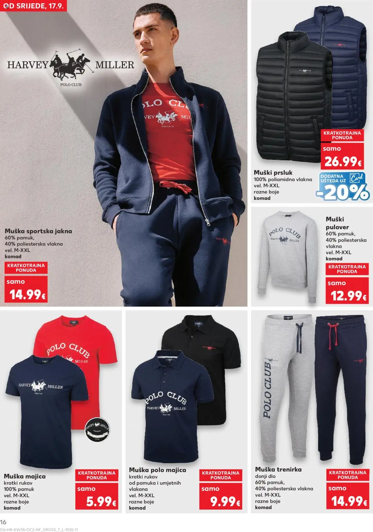 Kaufland katalog | vrijedi od 17.09.2025 | Stranica: 16 | Proizvodi: Majica, Prsluk, Jakna, Trenirka