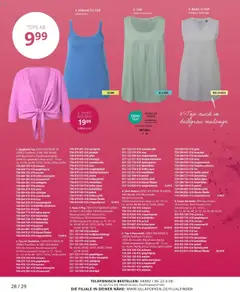 Ulla Popken akciós ujság - amely érvényes a következő dátumtól: 01.08.2025 | Oldal: 28 | Termékek: Boleró