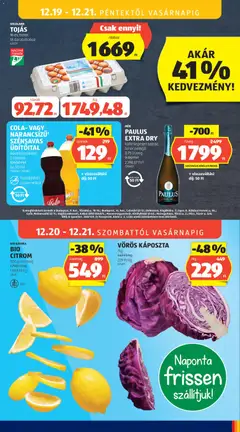 Aldi Akciós újság - amely érvényes a következő dátumtól: 18.12.2025 | Oldal: 39