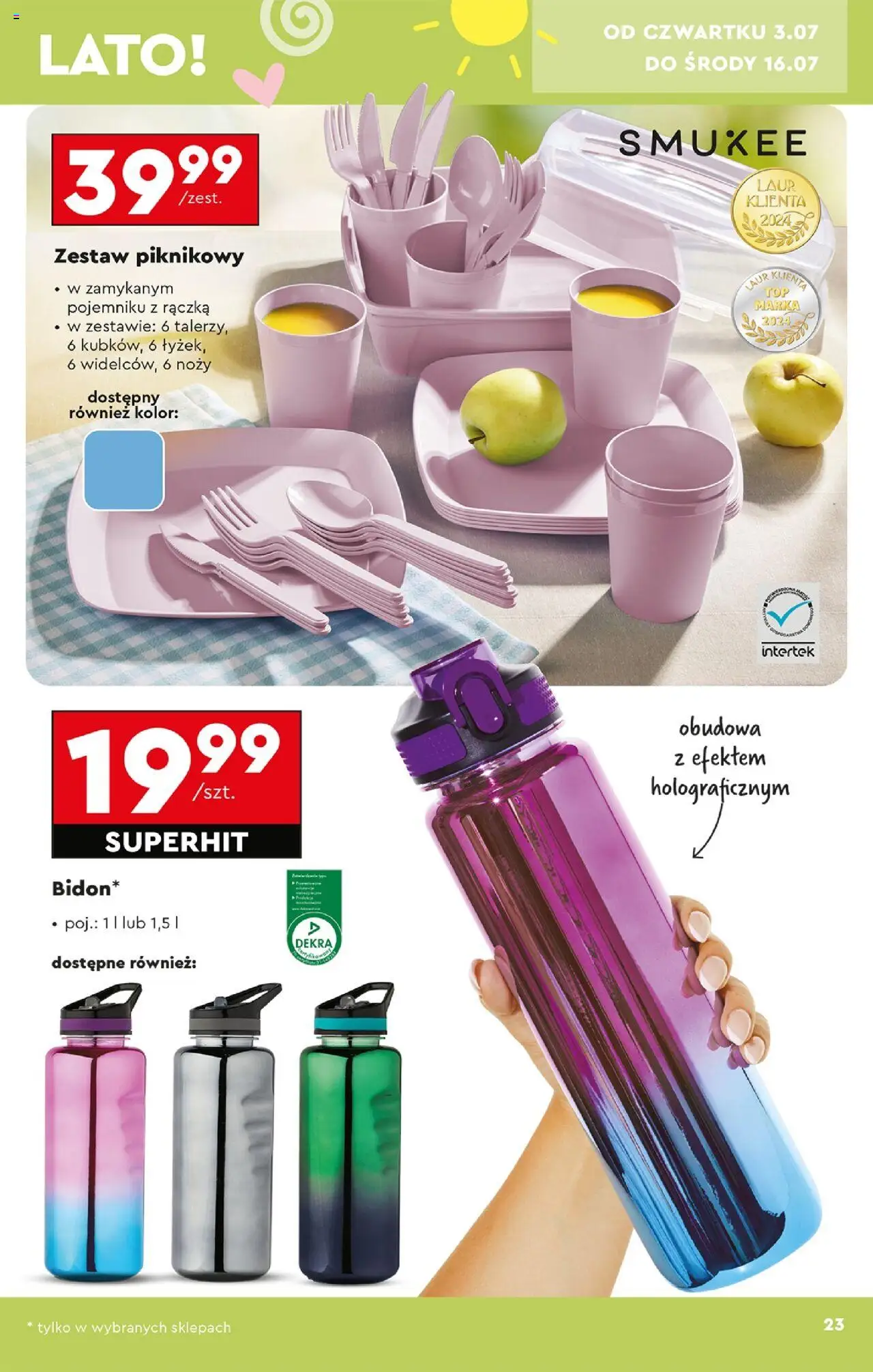 Biedronka gazetka - Okazje tygodnia od 30.06.2025 | Strona: 25 | Produkty: Zestaw piknikowy
