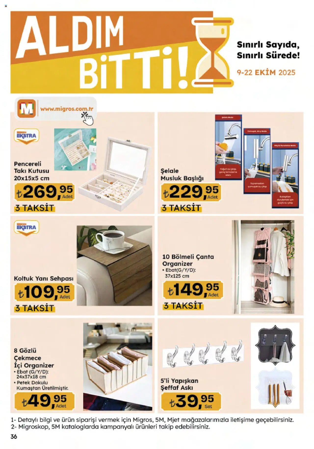 Migros Katalog - 5M Migroskop Dijital - 09.10.2025 tarihinden itibaren geçerlidir | Sayfa: 118 | Ürünler: Askı, Koltuk, Çanta