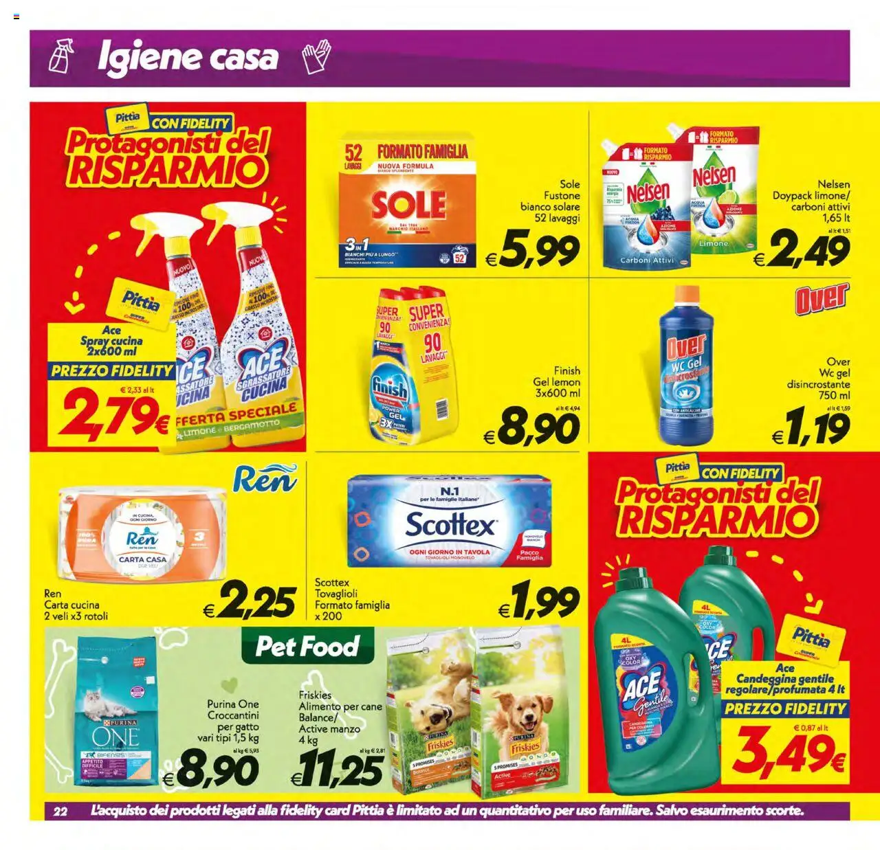 Volantino SuperConveniente del 12.08.2025 | Pagina: 22 | Prodotti: Manzo, Candeggina, Sgrassatore, WC