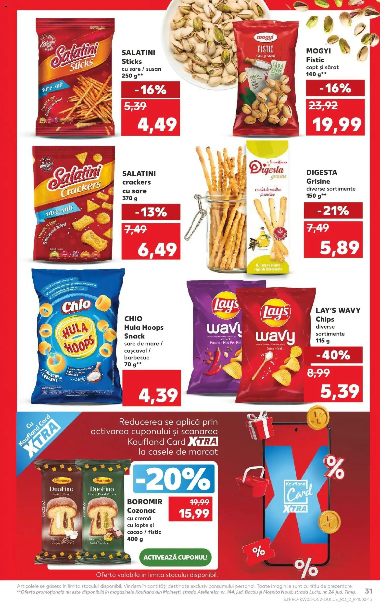 Noul catalog Kaufland – valabil de la 28.01.2026 | Pagină: 31 | Produse: Lapte, Cremă, Cacao, Sare