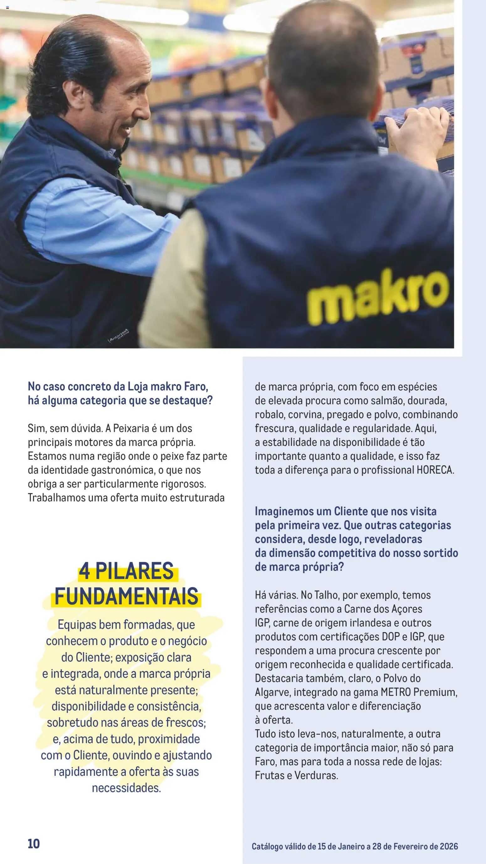 Makro Especial Marcas Próprias  │ válido de 15.01.2026 | Página: 10 | Produtos: Polvo, Peixe, Carne