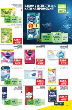 Преглед на METRO брошура - Офертите са валидни от 18.12.2025 | Страница: 31 | Продукти: Бебешки кърпички, Дамски превръзки, Кърпички, Тампони