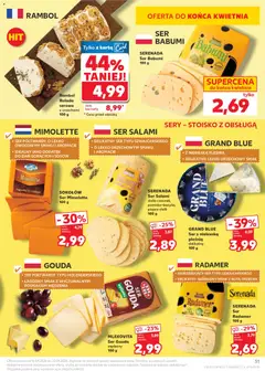 Náhled letáku Kaufland Polsko leták od 16.04.2026 | Strana: 31 | Produkty: Gouda, Karty
