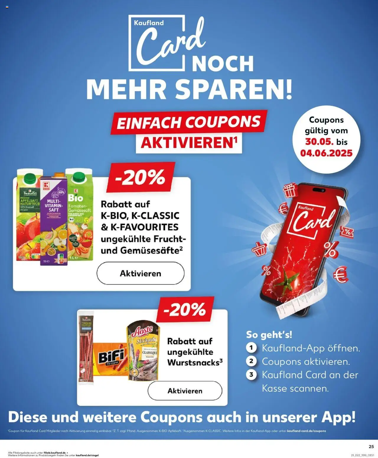 Kaufland prospekt Berlin	 - gültig ab dem 29.05.2025 | Seite: 25 | Produkte: Bifi, Apfelsaft, Apple, Saft