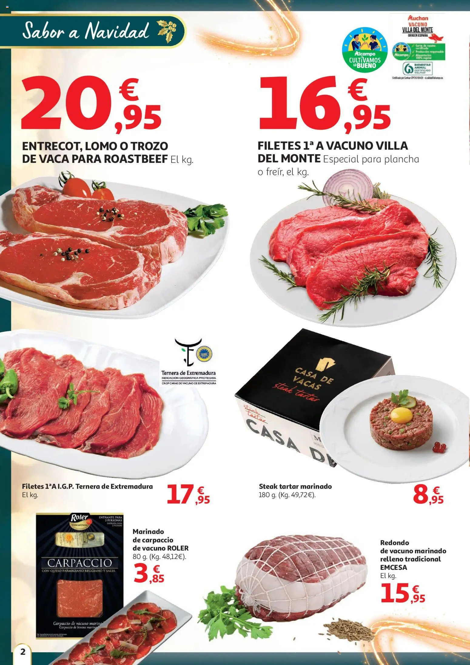 Alcampo - HG Nacional  │ válido desde el 11.12.2025 | Página: 2 | Productos: Μπιμπερό, Queso, Plancha