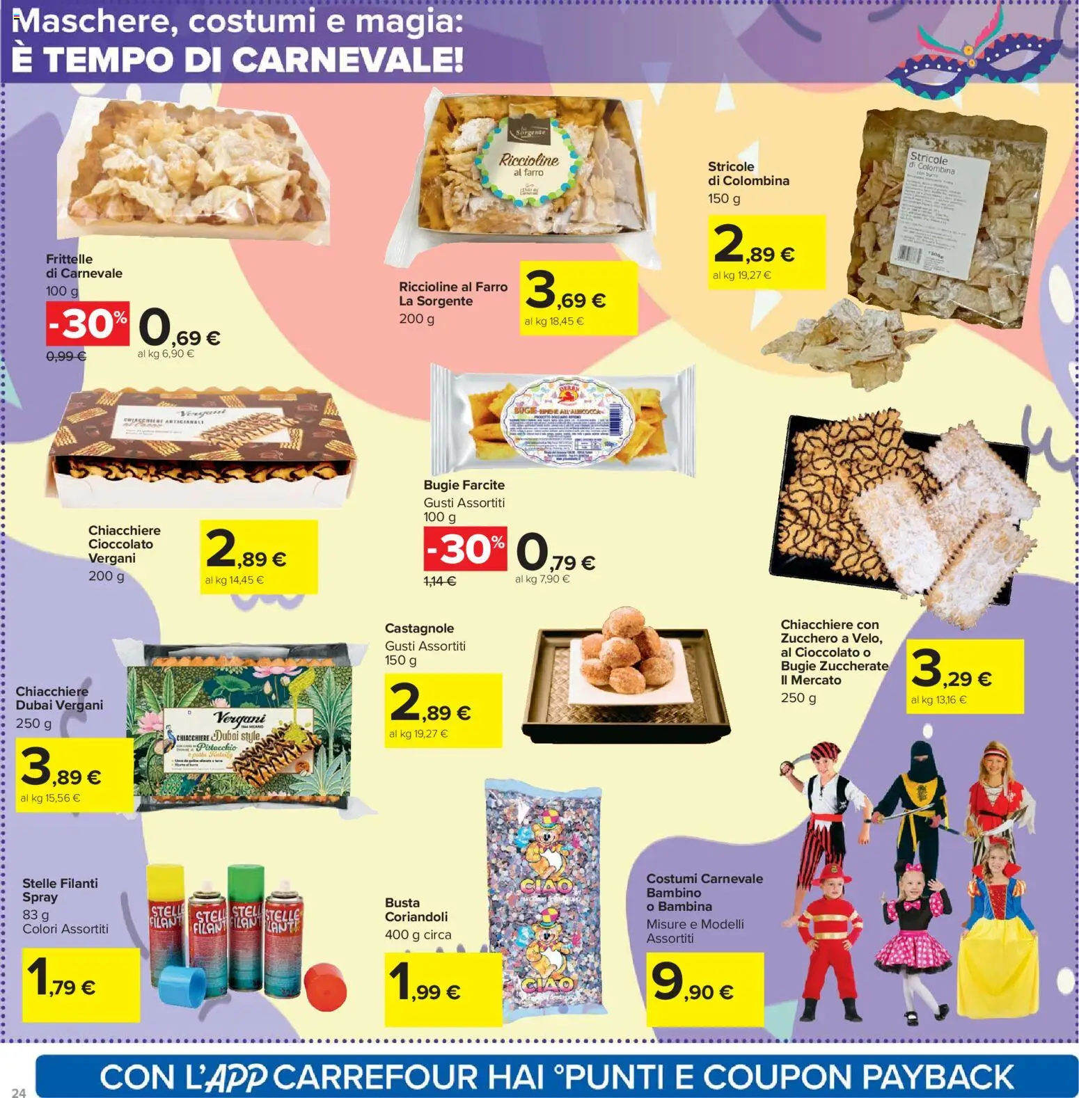 Volantino Carrefour del 27.01.2026 | Pagina: 24 | Prodotti: Cioccolato, Zucchero, Farro