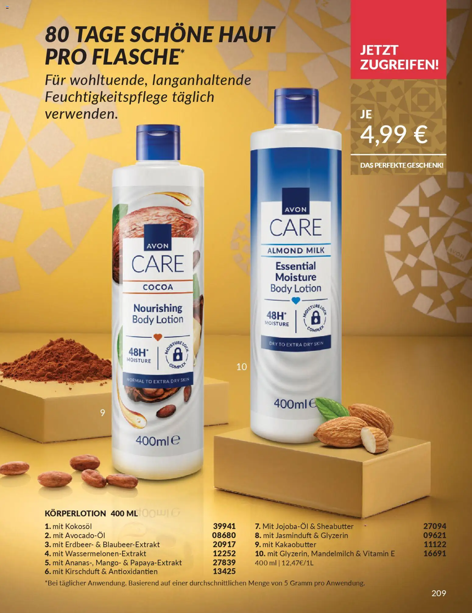 AVON Katalog Dezember 2025 – gültig ab 01.12.2025 | Seite: 211 | Produkte: Body Lotion, Körperlotion, Mango