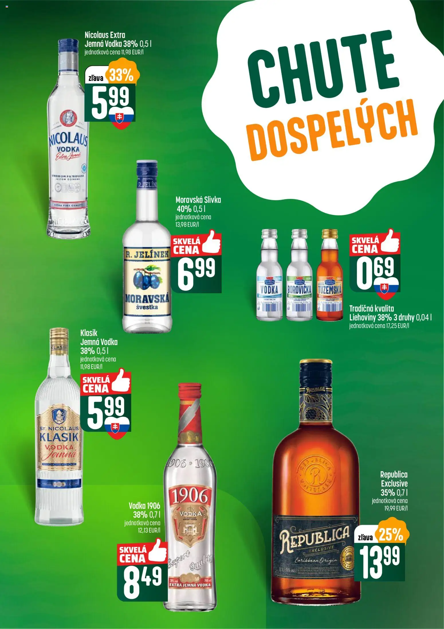 Nové COOP Jednota akcie – leták je platný od 08.01.2026 | Strana: 51 | Produkty: Republica, Vodka