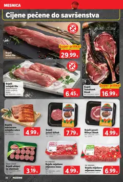 Plodine - Katalog - Pregled kataloga iz trgovine Plodine, vrijedi od 17.12.2025 | Stranica: 36 | Proizvodi: Meso, Mljeveno meso, Svinjski file, Pik Vrbovec