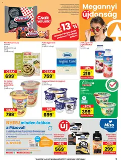 Spar akciós ujság - amely érvényes a következő dátumtól: 11.09.2025 | Oldal: 9