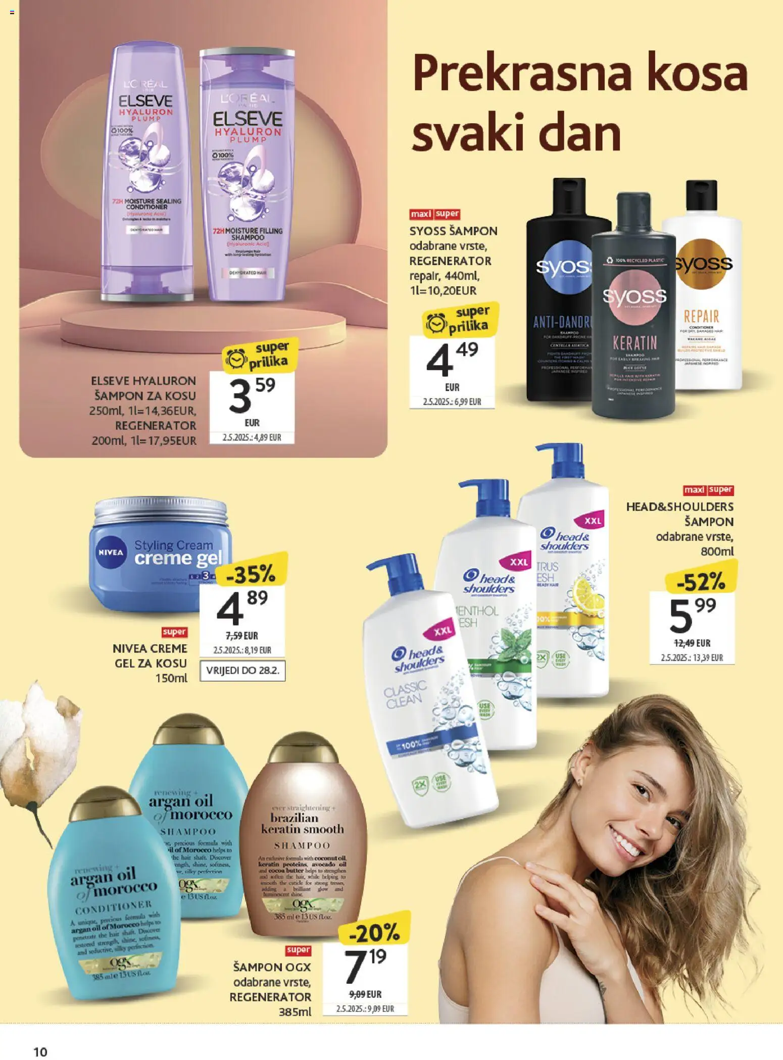 Konzum HR akciós ujság - amely érvényes a következő dátumtól: 03.02.2026 | Oldal: 10 | Termékek: Sampon