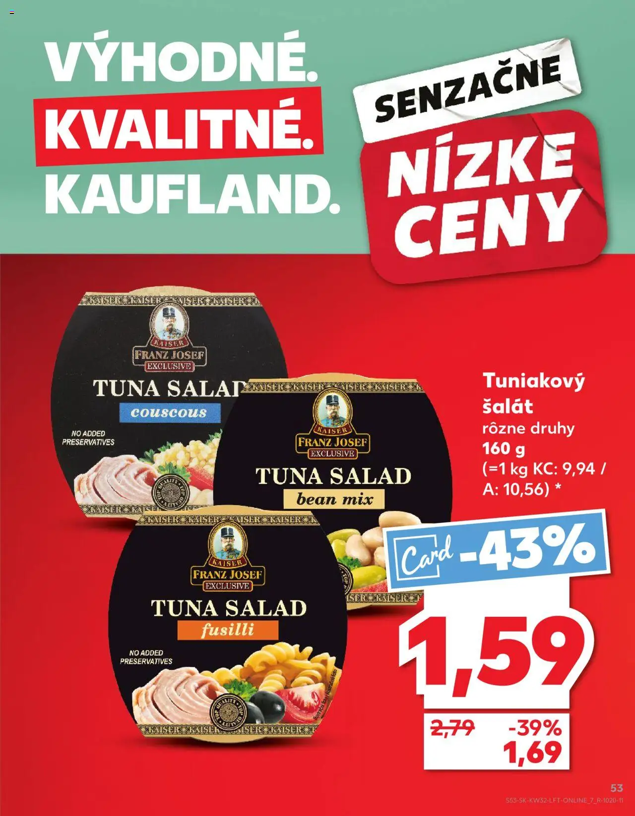 Kaufland SK akciós ujság - amely érvényes a következő dátumtól: 07.08.2025 | Oldal: 53