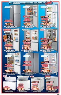 Lewis Stores specials catalogue – valid from 23.02.2026 | Page: 9 | Products: Freezer, Kettle, Fridge, Chest freezer