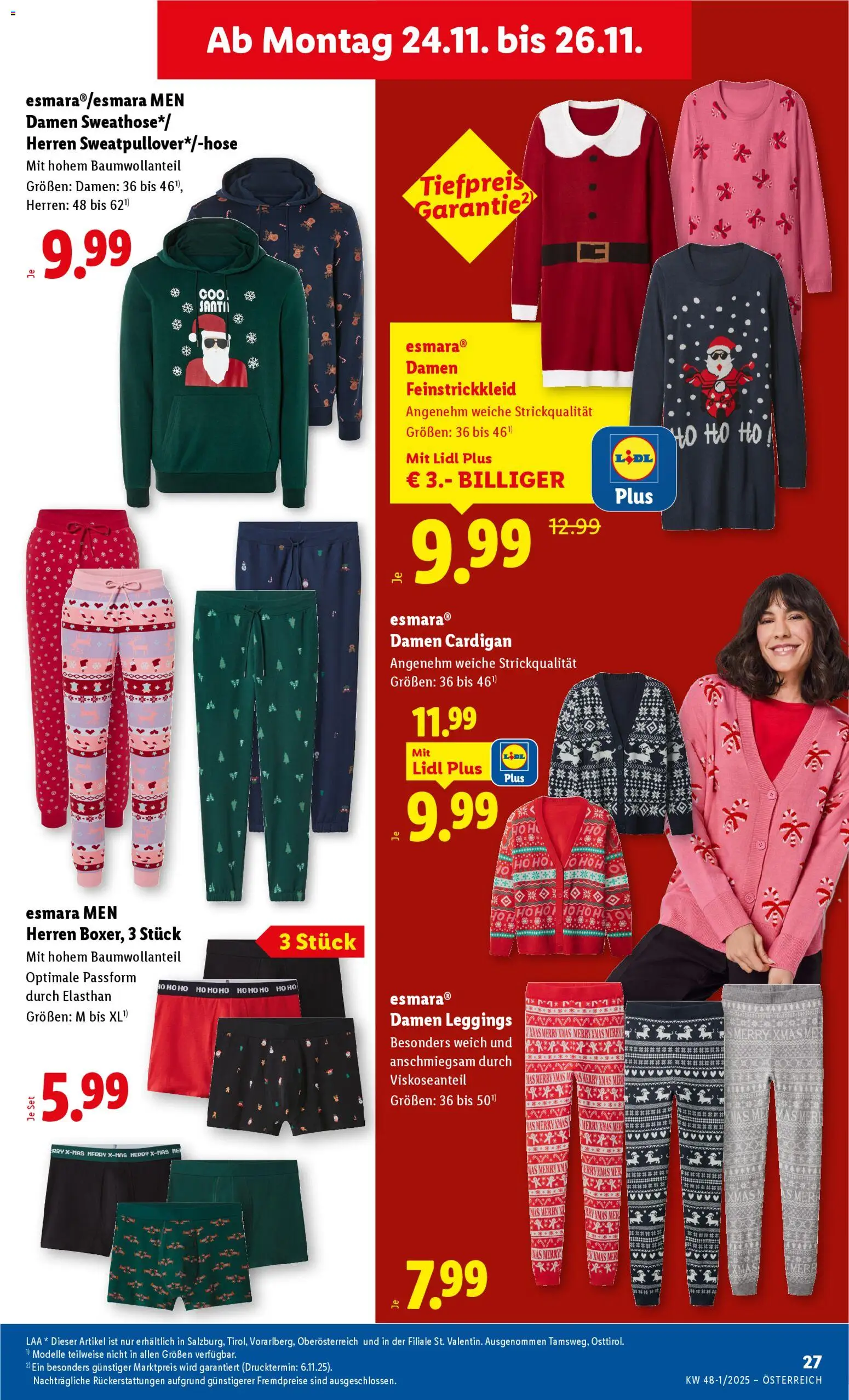 Lidl Flugblatt - Altenmarkt im Pongau, St. Johann im Pongau, Zell am See gültig ab 20.11.2025 | Seite: 29 | Produkte: Leggings
