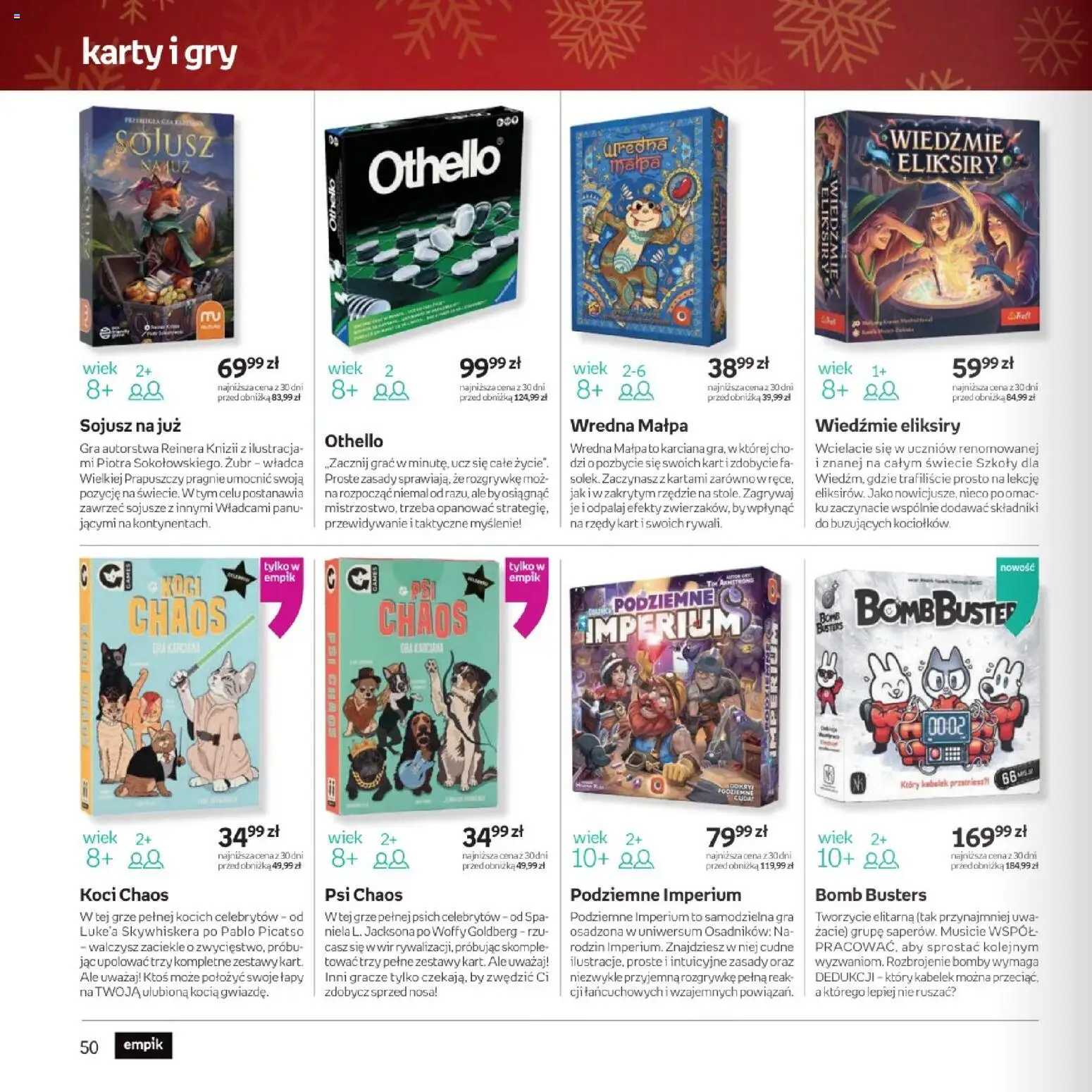 Empik promocje - Xmas Zabawki2 od 10.12.2025 | Strona: 50 | Produkty: Gra, Gry