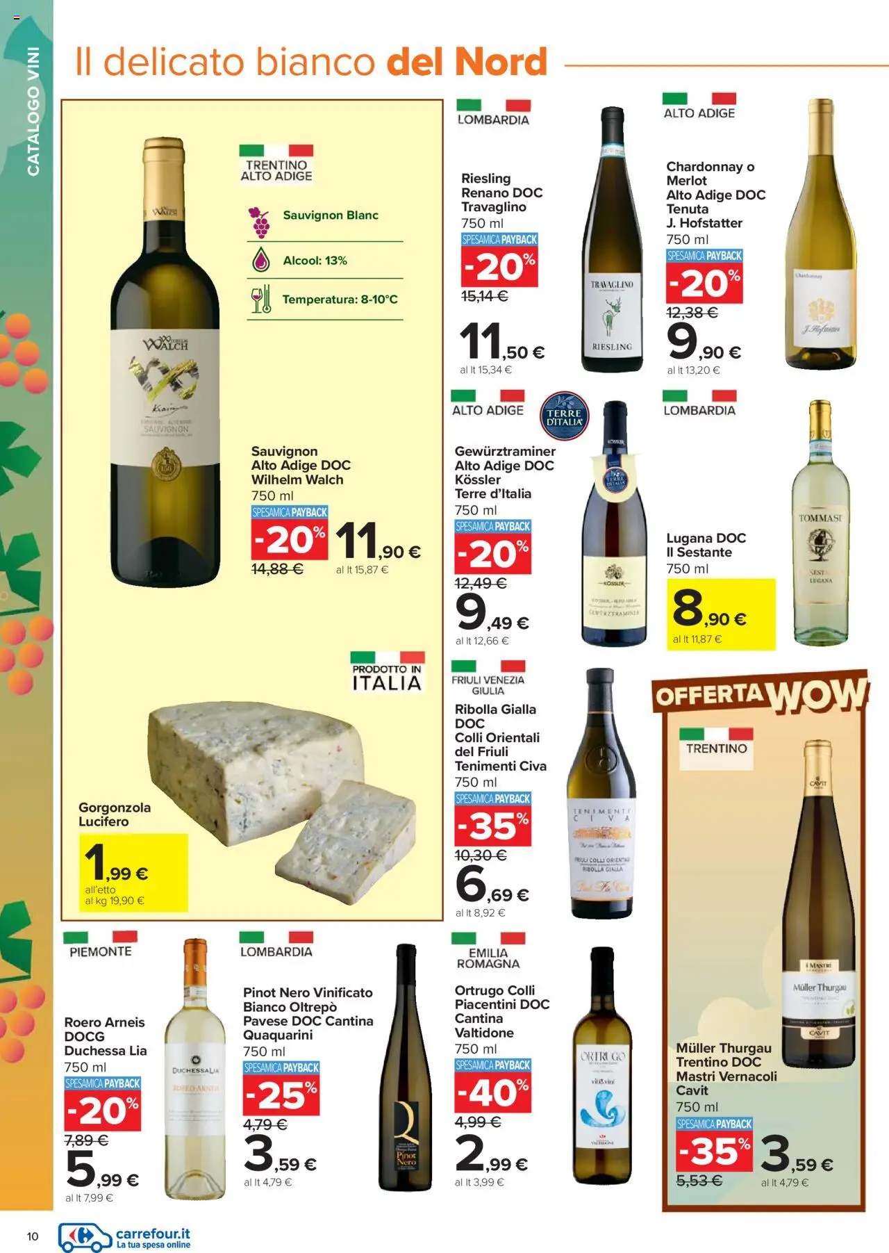 Volantino Carrefour del 06.10.2025 | Pagina: 10 | Prodotti: Gorgonzola