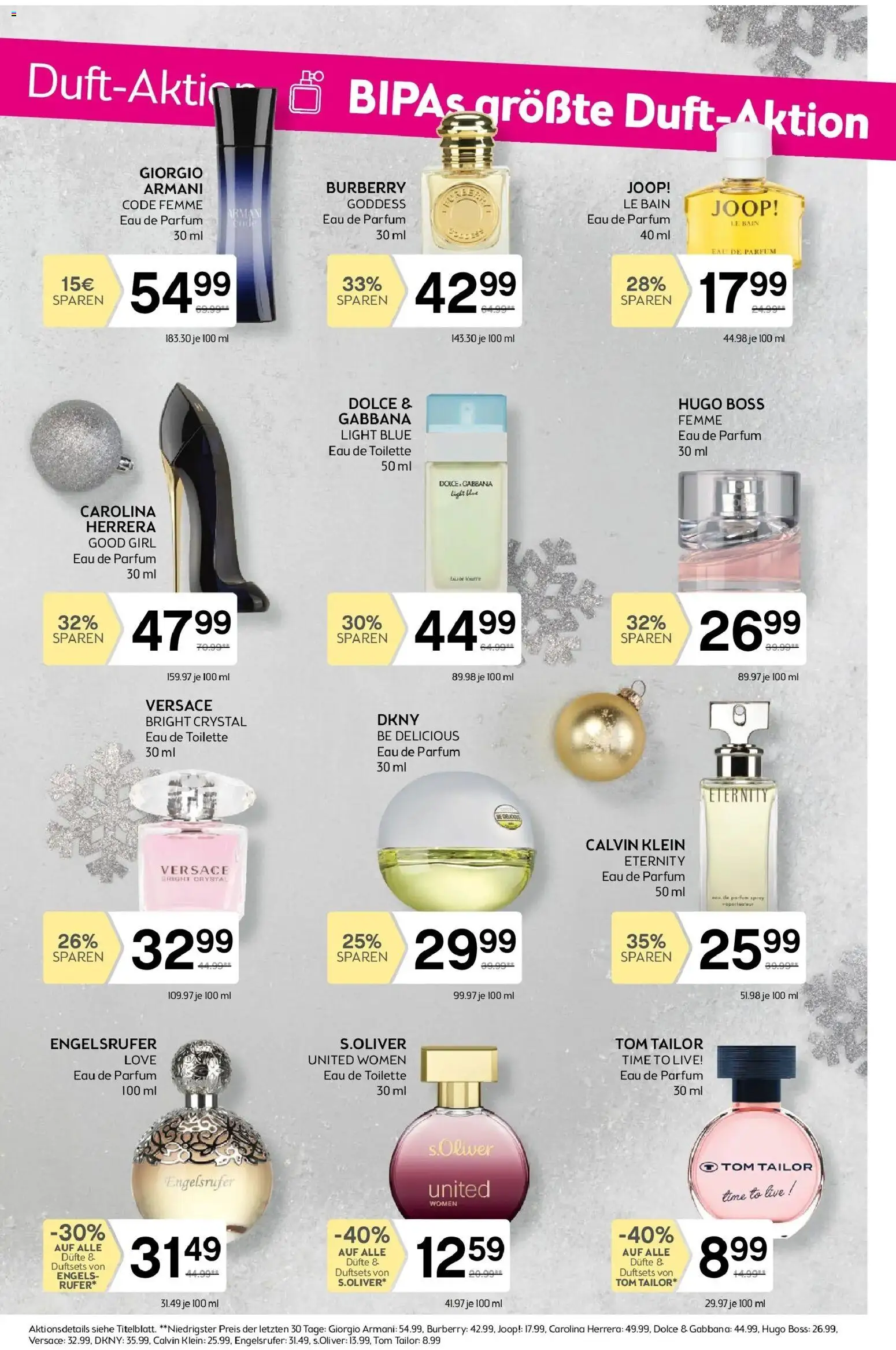 Bipa - BIPA: Flugblatt - gültig bis-07.01.2026 gültig ab 17.12.2025 | Seite: 3 | Produkte: Toilette, Parfüm, Eau de Toilette