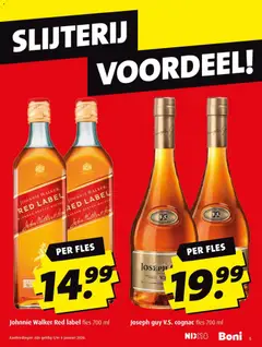 Boni - Slijterij folder - Voorbeeld van een folder van Boni, geldig van 01.12.2025 | Pagina: 5 | Producten: Fles, Whisky, Slijterij