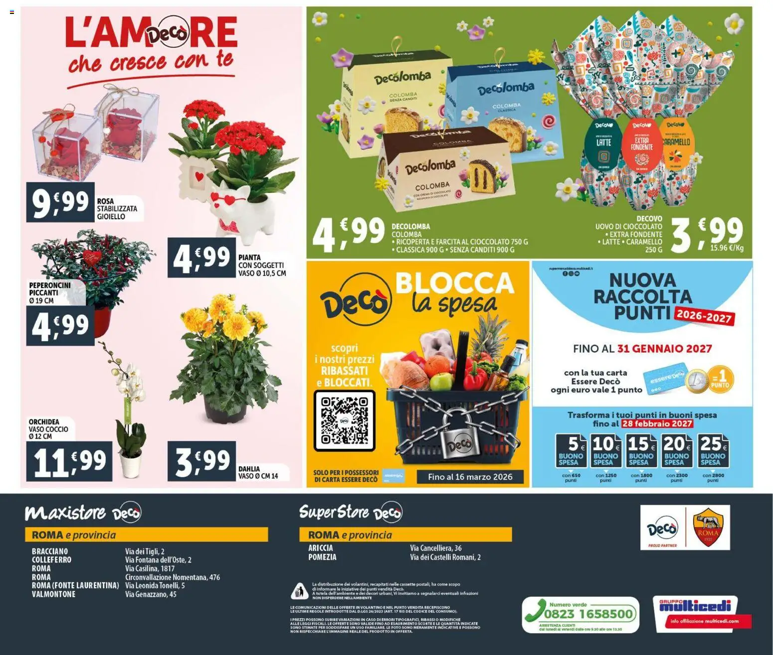 Volantino Decò del 11.02.2026 | Pagina: 20 | Prodotti: Crema, Latte, Orchidea, Vaso