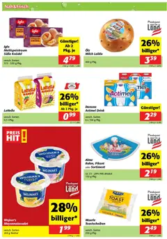 Nah und Frisch Flugblatt ab 08.04.2026 gültig | Seite: 2 | Produkte: Salat, Rosinen, Mango, Milch