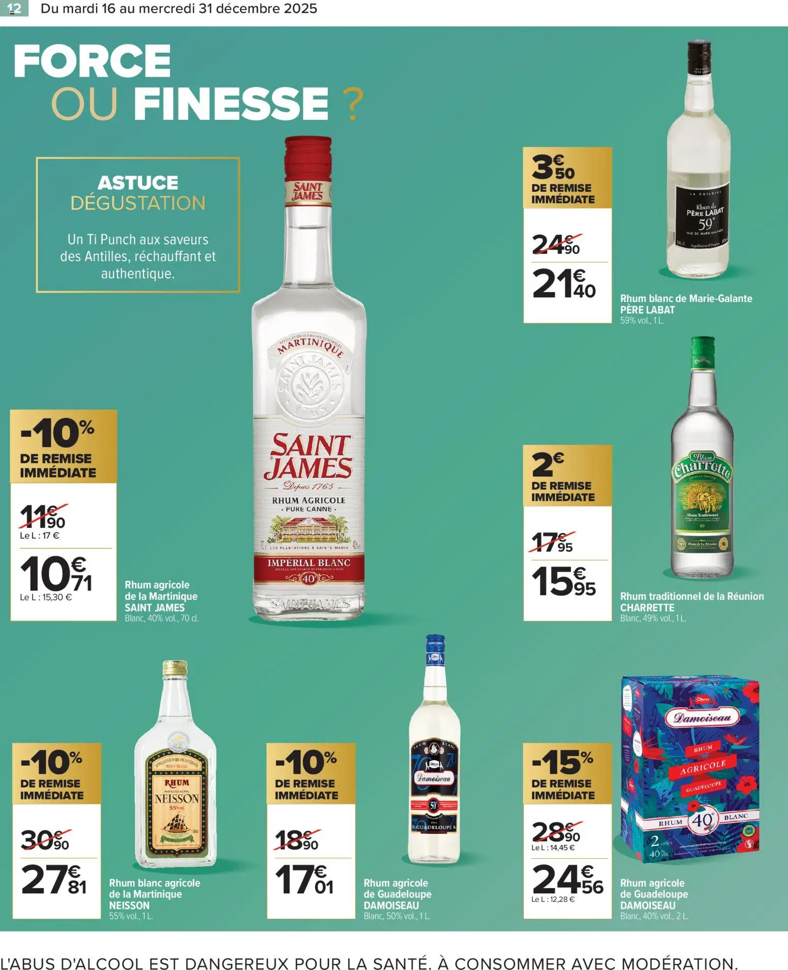 {H1} | Page: 14 | Produits: Rhum