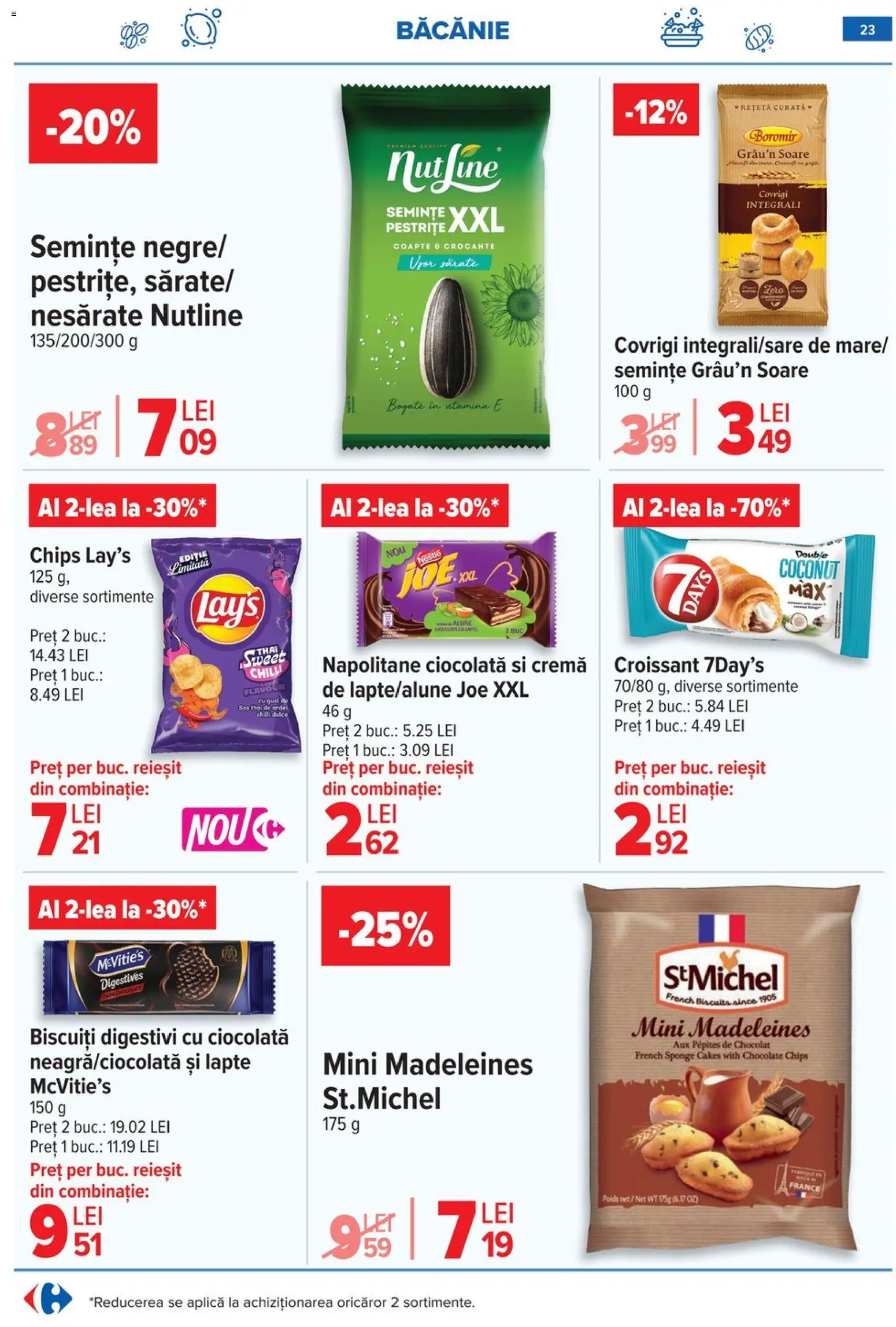 Noul catalog Carrefour – valabil de la 25.02.2026 | Pagină: 24 | Produse: Napolitane, Lapte, Cremă, Ciocolată