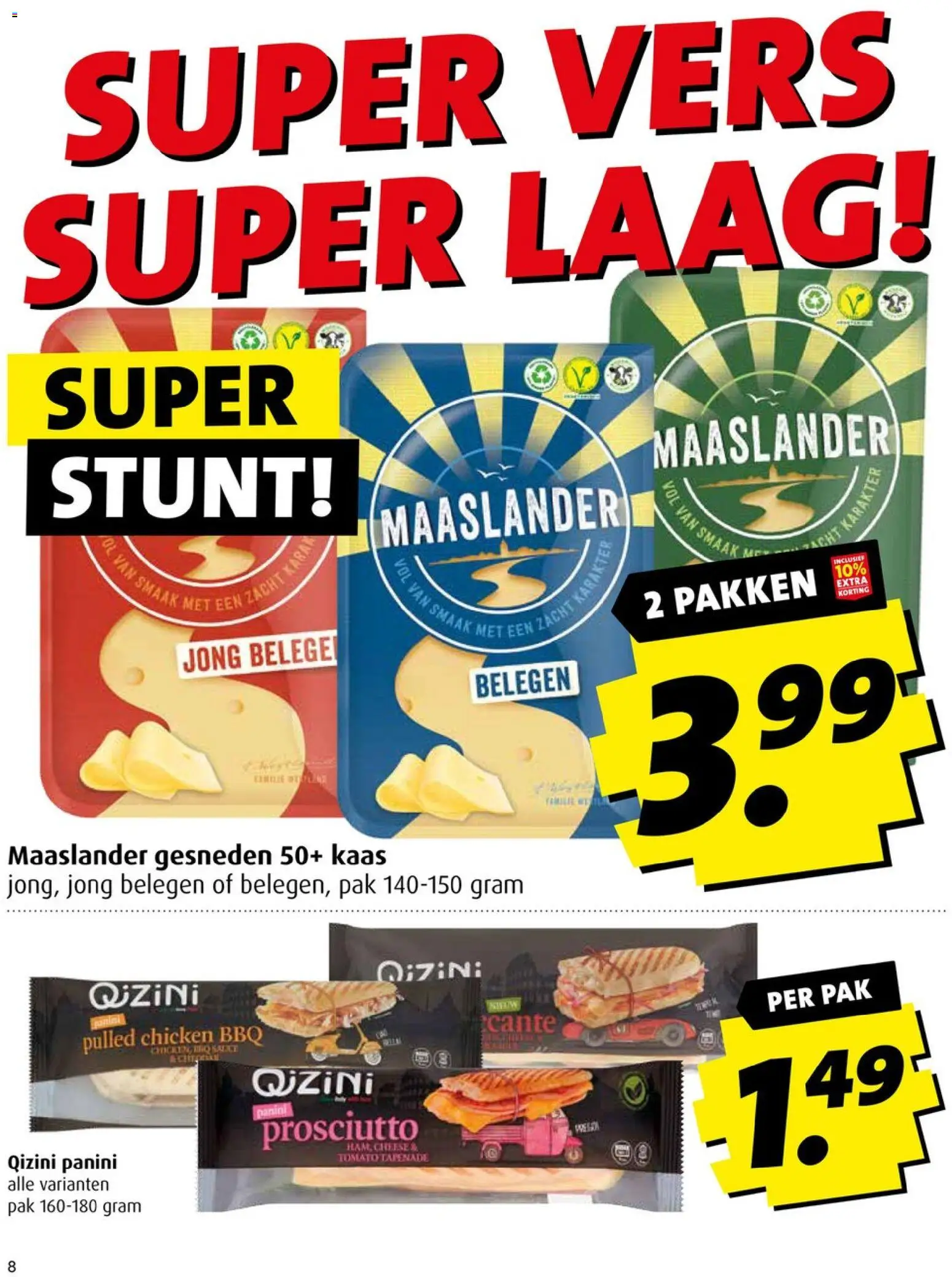 {H1} | Pagina: 8 | Producten: Kaas