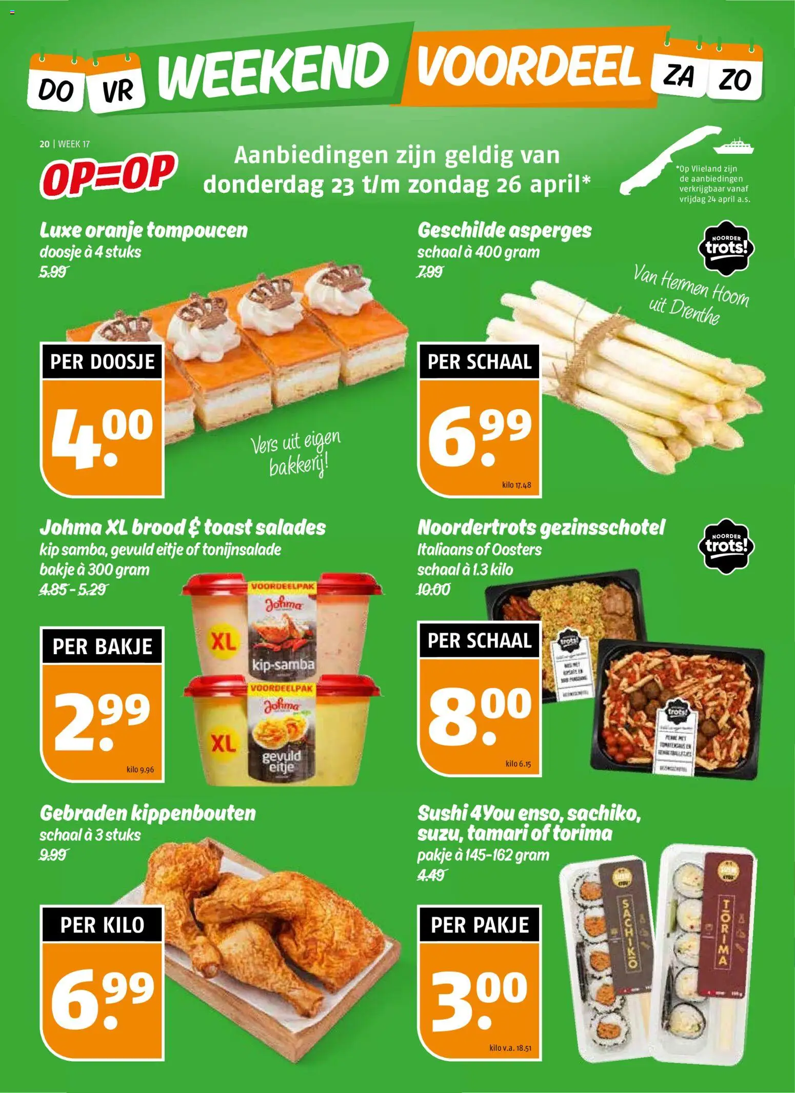 {H1} | Pagina: 20 | Producten: Brood, Salades, Bakkerij, Kip