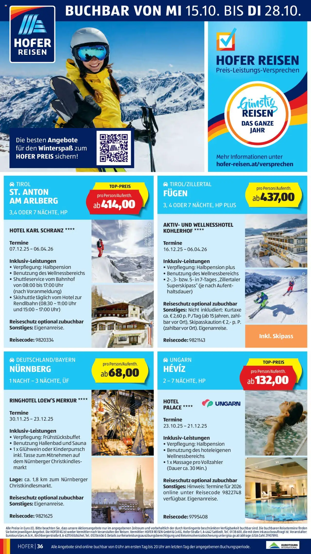 Hofer AT akciós ujság - amely érvényes a következő dátumtól: 17.10.2025 | Oldal: 40